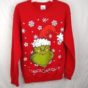Grinch Christmas Sweatshirt - SIZE S